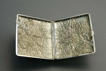 Rare Silver Samorodok Cigarette Case - Finland